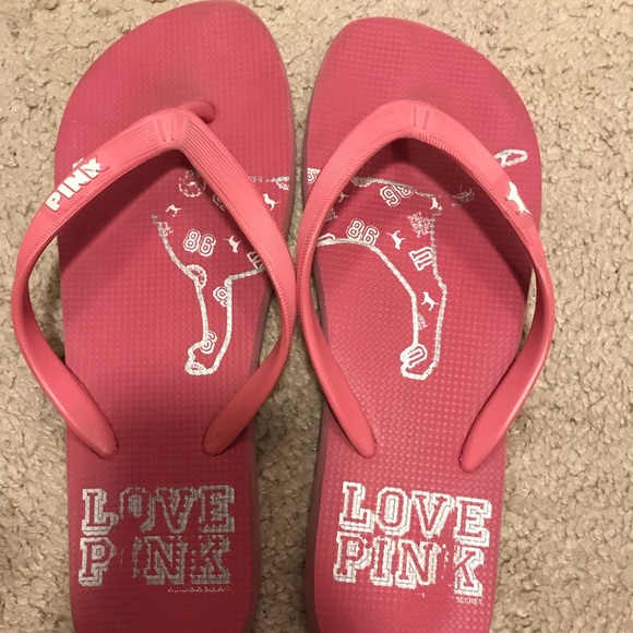 victoria's secret pink flip flops sale